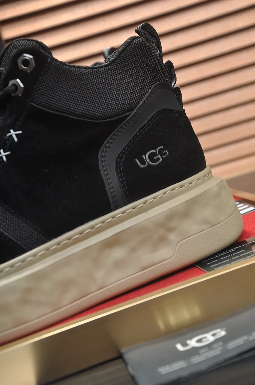 Men's shoes 💰640💶 [UGG] (full wool lining) top-end high-quality fur-in-one warm snow boots from Australia's warm luxury brand men's shoes, UGG-5877 official website synchronized, made of imported cowhide, carefully sewn...Imported rubber foam outsole (comfortable, soft, wear-resistant) The quality is really great...Exquisite workmanship, you can't put it down at first sight, available in sizes 39-44